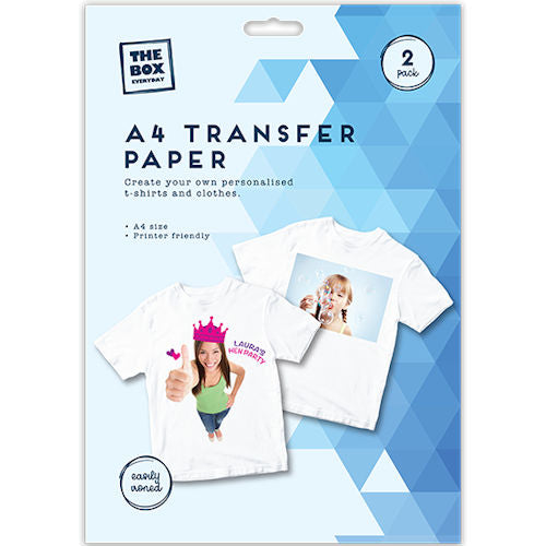 A4 T-Shirt Transfer Paper - 2 Pack