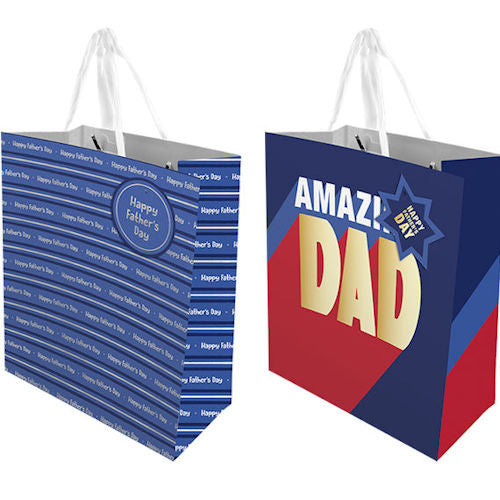 Father's Day Large Gift Bag - Assorted