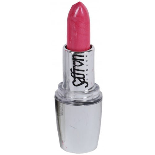 Saffron Moisturising Lipstick - Tea Rose No.14 Pink Hydrating Long Lasting Rich Colour Lip