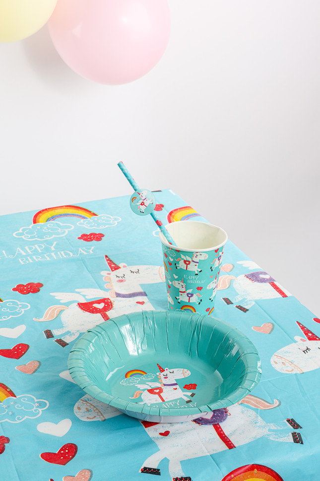 Unicorn Paper Party Bowls - 16 Pack