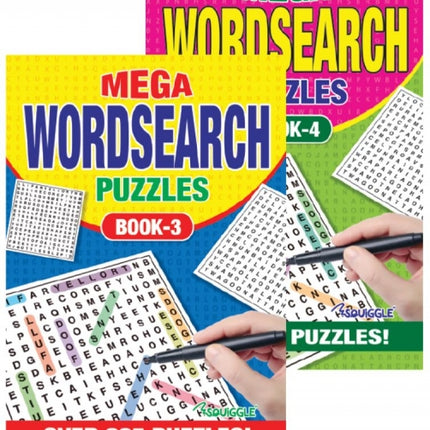 A5 Mega Word Search Book