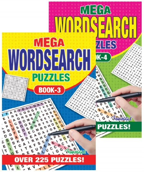 A5 Mega Word Search Book