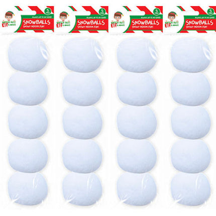 Elf Indoor Snowballs - 20 Pack