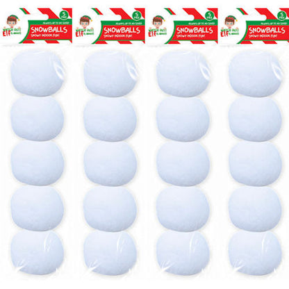 Elf Indoor Snowballs - 20 Pack
