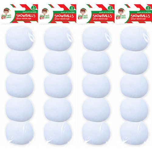 Elf Indoor Snowballs - 20 Pack