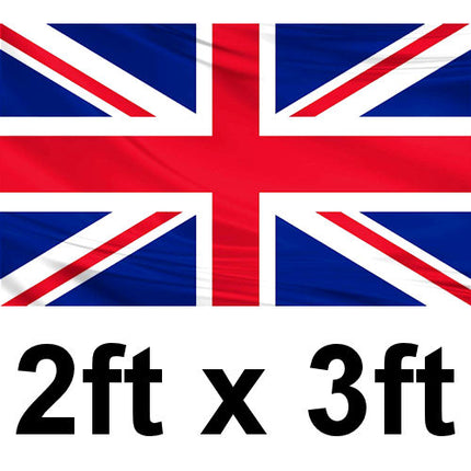 Union Jack Flag - 2ft x 3ft