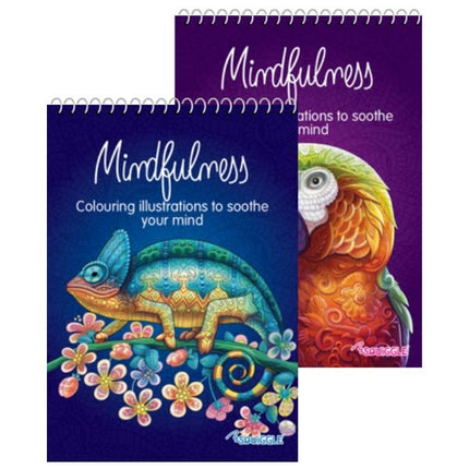 A5 Spiral Advanced Colouring Book - Assorted