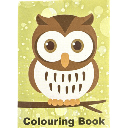 Cute Owls Mini Colouring Book - Assorted