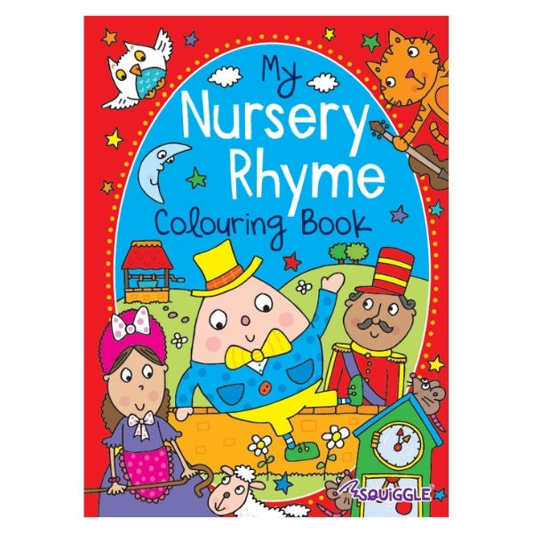 A4 Nursery Rhymes Colouring Book