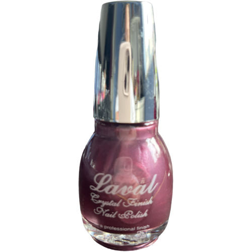 Laval Cosmetics Crystal Finish Nail Polish - Grape Purple