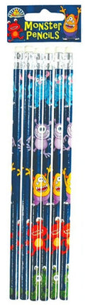 Monster Pencils - 6 Pack