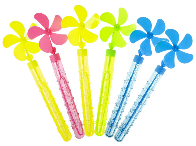 Windmill Bubble Wand Swords - 6 Pack