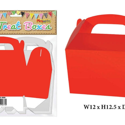 Red Treat Boxes - 10 Pack