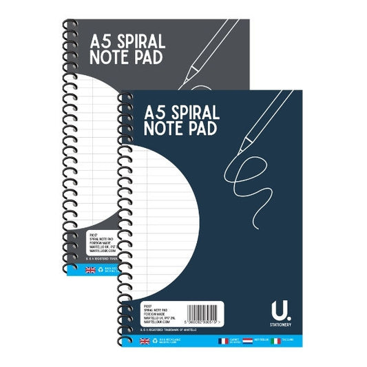 A5 Spiral Notepad - Single Assorted