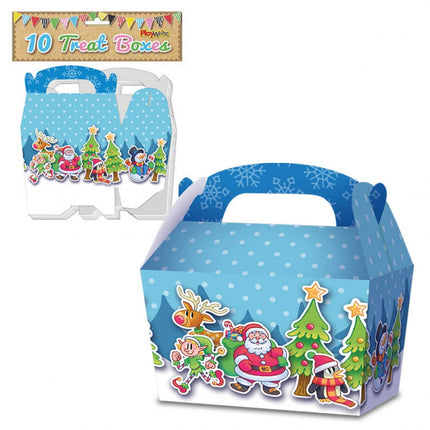 Christmas Treat Boxes - 10 Pack