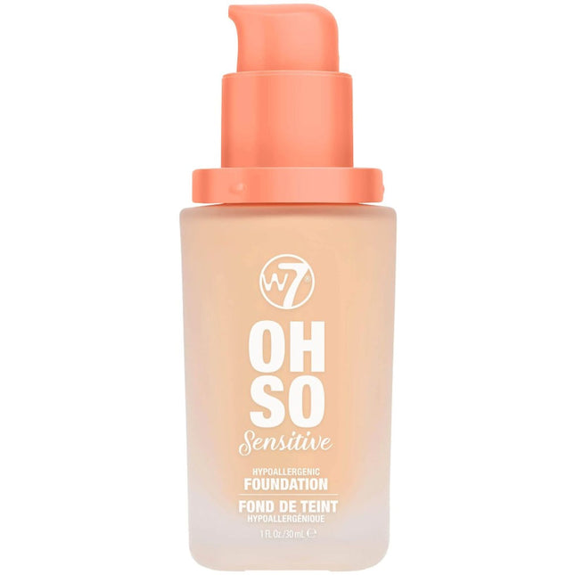 W7 Cosmetics Oh So Sensitive Liquid Foundation - Fresh Beige