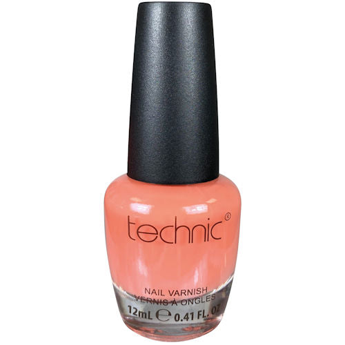 Technic Cosmetics Glossy Nail Polish Pastel Orange - Peach Melba