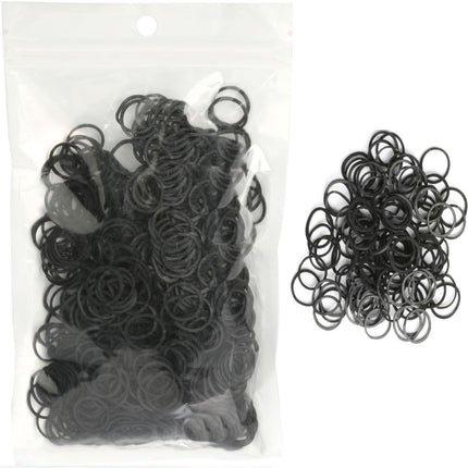 Black Elastic Bands - 1000 Pack