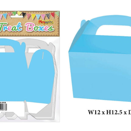 Baby Blue Treat Boxes - 10 Pack