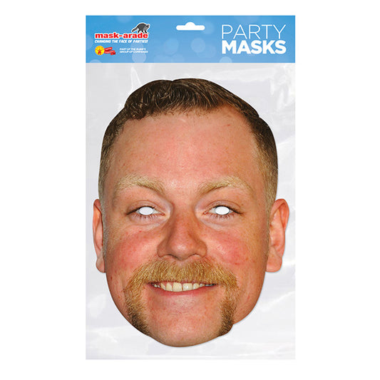 Rufus Hound Party Mask – Full Face Cardboard Mask Eye Cut-Outs Parties