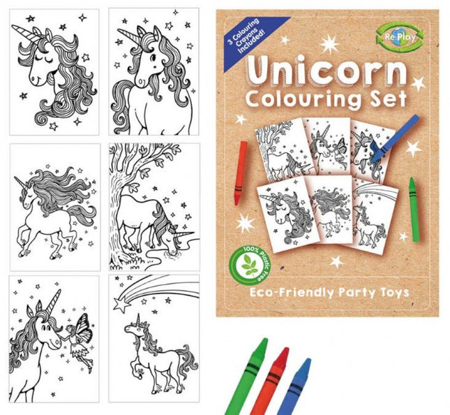 Unicorn A6 Colouring Set (Single)