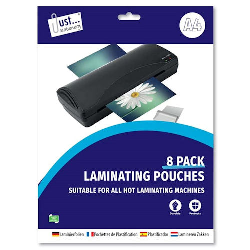 8 Laminating A4 Pouches