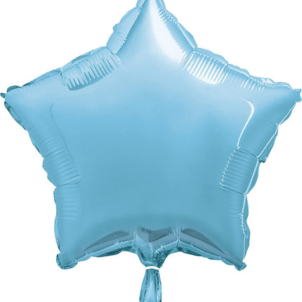 Baby Blue 18" Star Foil Balloon