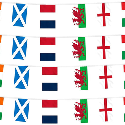 6 Nations Flag Bunting - 7m
