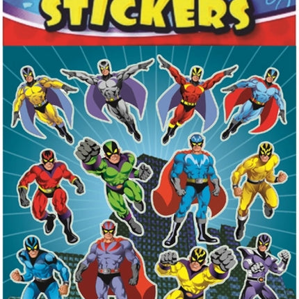 Super Hero Sticker Sheets - 6 Pack