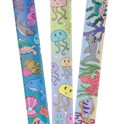 Sealife Slap Bracelets - 6 Pack