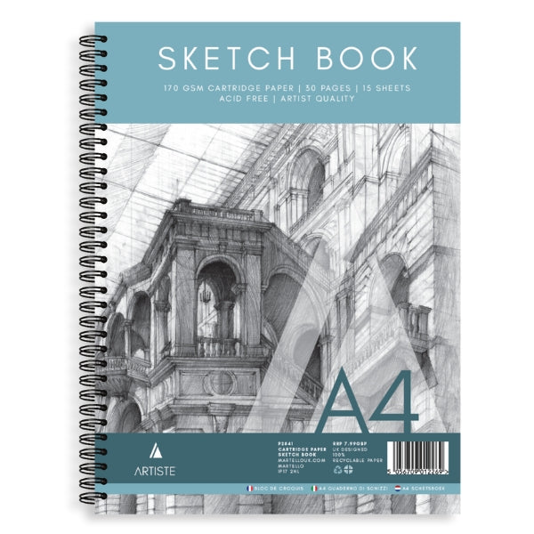 A4 Artist Sketch Book - Assorted