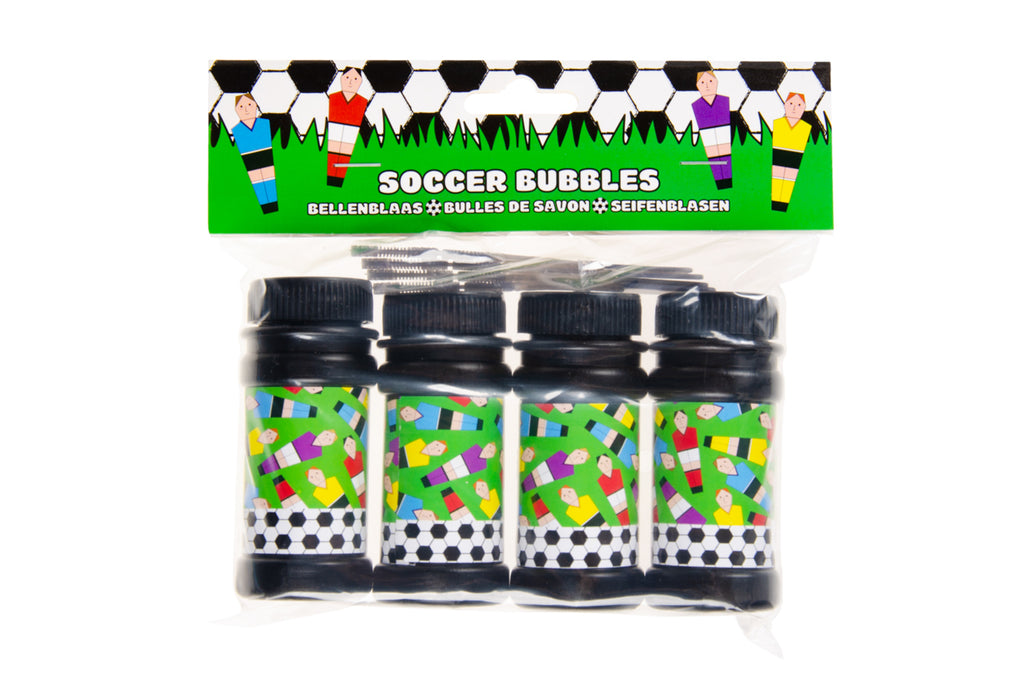 4 Football Bubble Tubs & Blowers (Pack)