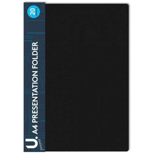 A4 Presentation Folder Black