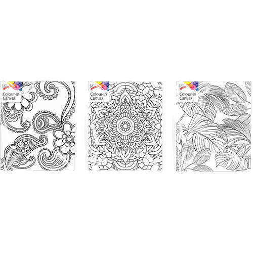 Colour In Canvas - Single Assorted