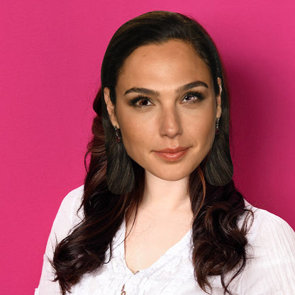 Gal Gadot Party Mask – Full Face Cardboard Mask Eye Cut-Outs Parties
