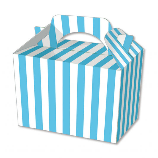 10 Blue Stripe Boxes