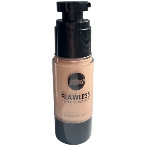 Laval Cosmetics Flawless Cover Foundation - Natural Ivory Smooth Long-Lasting Natural Finish Lightweight Buildable Coverage