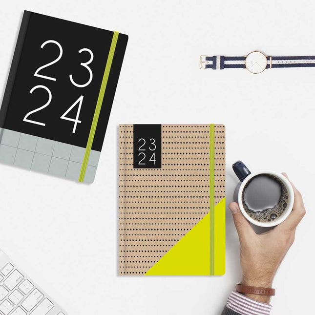 Academic A5 Week to View Organiser - Assorted