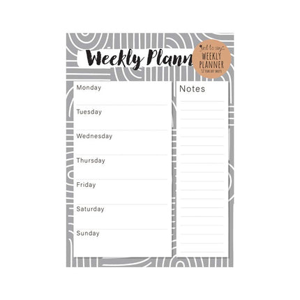 Weekly Desk Planner