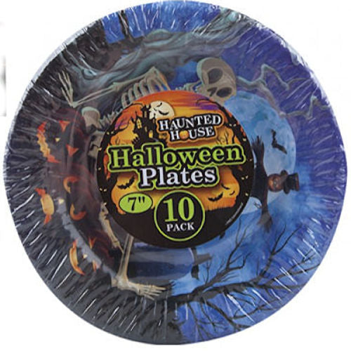 Halloween Paper Plates 7" - 10 Pack
