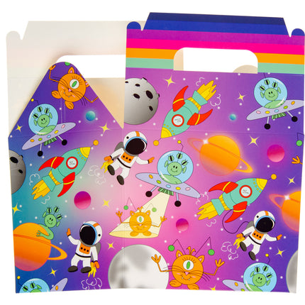 Space Party Food Lunch Boxes - 6 Pack