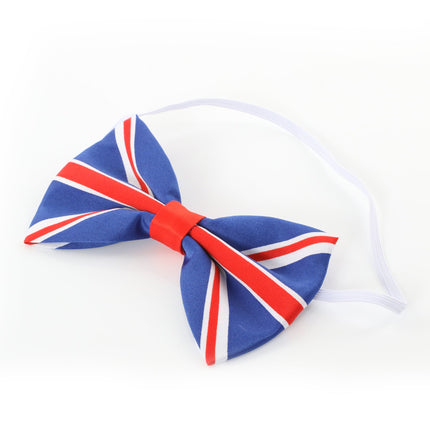 Union Jack Cloth Bow Tie