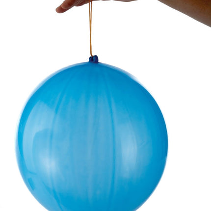 Coloured Punch Balloons - 6 Pack