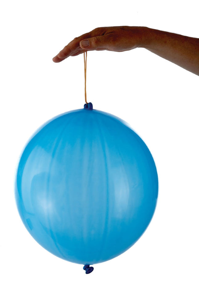 Coloured Punch Balloons - 6 Pack