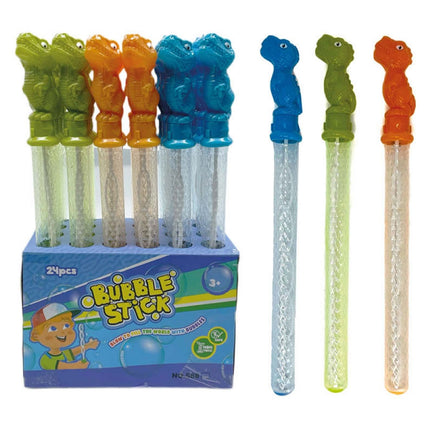 Dinosaur Bubble Swords & Wands - 24 Pack