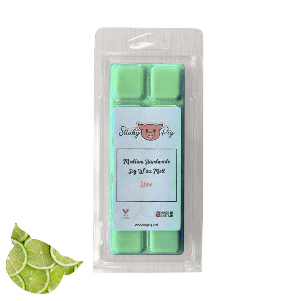 Stinky Pig Highly Scented Soy Wax Melt Clam - 50g Lime