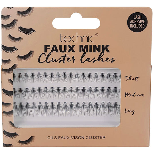 Technic Cosmetics Faux Mink Individual Cluster Lashes