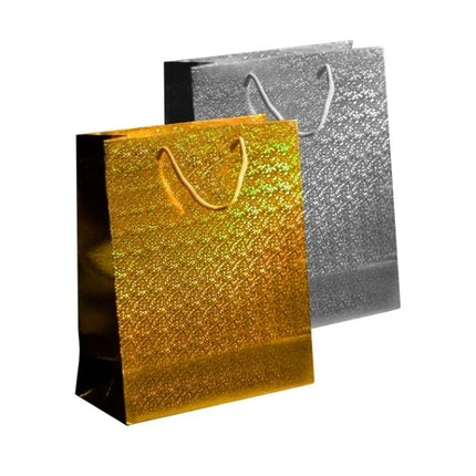 Gold/Silver Holographic Medium Gift Bag
