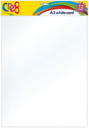 10 White A3 Card Sheets
