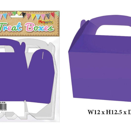 Purple Treat Boxes - 10 Pack